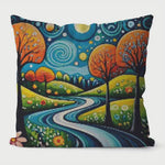 Load image into Gallery viewer, Stamped Cross Stitch Cushion Kit - Starry Tree