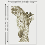 将图片加载到图库查看器,Stamped Cross Stitch Kit - Mother & Child Giraffe
