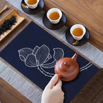 Load image into Gallery viewer, Sashiko Tea / Tray Mat