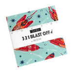 将图片加载到图库查看器,321 Blast Off - Charm Square (5"x5")