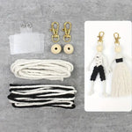 Load image into Gallery viewer, Macrame People Keychain