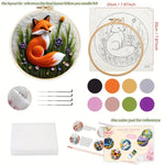 Load image into Gallery viewer, Needle Painting - Fox in my Flowers