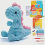 Load image into Gallery viewer, Amigurumi Kit - Blue Dinosaur