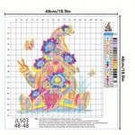 Load image into Gallery viewer, Counted Cross Stitch - Sunflowers & Gnome