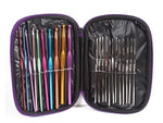 Load image into Gallery viewer, Crochet Hook Set + Case 22 Size Needles