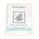 Load image into Gallery viewer, Counted Cross Stitch - Blue Flowers & Coffee Pot 14CT