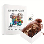 Load image into Gallery viewer, Wooden Puzzle - Scooter Shenanigans