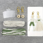 Load image into Gallery viewer, Macrame People Keychain