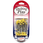 Load image into Gallery viewer, Quilters Pins Size 28 Silver Yellow