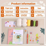 Load image into Gallery viewer, Crochet Kit - Sunflower Bag Cream