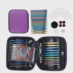 Load image into Gallery viewer, Interchangeable 13 Pair Circular Knitting Needle Set (Multi)