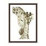 将图片加载到图库查看器,Stamped Cross Stitch Kit - Mother & Child Giraffe