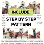 Load image into Gallery viewer, Macrame Christmas Tree Set