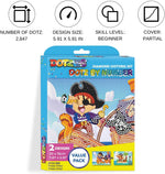 Load image into Gallery viewer, DOTZIES® Pirates A'Hoy! Diamond Painting Kit – 20cm x 15cm
