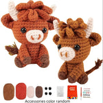 Load image into Gallery viewer, Amigurumi Kit - Highland Cow 9.5cm