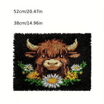 Load image into Gallery viewer, Latch Hook Rug Kit - Highland Cow