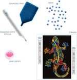 将图片加载到图库查看器,Diamond Dotz® Gekko Paua Diamond Painting Kit – 41cm x 27cm