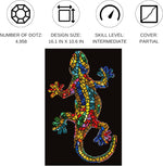 将图片加载到图库查看器,Diamond Dotz® Gekko Paua Diamond Painting Kit – 41cm x 27cm