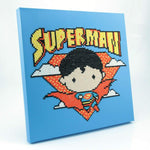 Load image into Gallery viewer, Diamond Dotz Box® Superman Diamond Art Kit – 28cm x 28cm