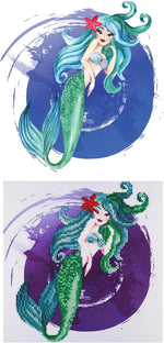 Load image into Gallery viewer, Diamond Art® Mermaid – 30cm x 30cm