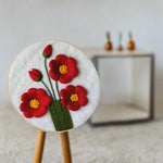 Load image into Gallery viewer, Needle Painting - Red Flowers