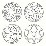 将图片加载到图库查看器,Templates & Stencils for Sashiko -6inch x 4