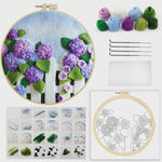 Load image into Gallery viewer, Needle Painting - Lavender Flowers