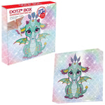 Load image into Gallery viewer, Diamond Dotz Box® Ariel The Baby Dragon Diamond Art Kit – 22cm x 22cm