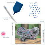 将图片加载到图库查看器,Diamond Dotz® Hide N Seek Koala Diamond Painting Kit – 45.5cm x 35.5cm