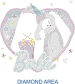 Load image into Gallery viewer, Diamond Dotz Box® Barbie™ I Believe Diamond Art Kit – 22cm x 22cm