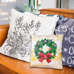 Load image into Gallery viewer, Diamond Dotz Cushion Kit® Christmas Wreath – 18cm x 18cm