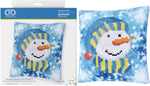 Load image into Gallery viewer, Diamond Dotz Cushion Kit® Snowman Cap – 18cm x 18cm