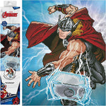 Load image into Gallery viewer, Diamond Dotz® Marvel Avengers Thor Strikes Diamond Painting Kit – 53cm x 42cm