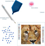 Load image into Gallery viewer, Diamond Dotz® Serengeti Magic Diamond Painting Kit – 30.5cm x 30.5cm