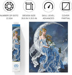 Load image into Gallery viewer, Diamond Dotz® Wind Moon Diamond Painting Kit – 52cm x 68cm