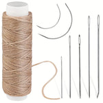 Load image into Gallery viewer, Waxed Thread & Leather Sewing Needle Kit