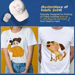 Load image into Gallery viewer, Fabric Paint 12pc