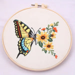 Load image into Gallery viewer, Stamped Embroidery - Butterfly 20x20cm
