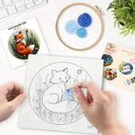 Load image into Gallery viewer, Needle Painting - Fox in my Flowers