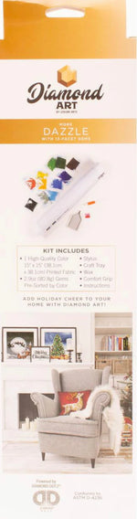 将图片加载到图库查看器,Diamond Art® Holiday Santa Diamond Painting Kit – 30cm x 30cm