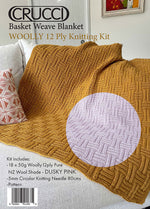 Load image into Gallery viewer, Crucci 12 Ply Basket Weave Blanket Kit
