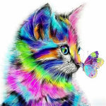 Load image into Gallery viewer, Paint by Number - Psychdelic Cat