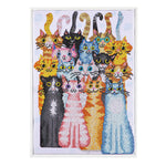 Load image into Gallery viewer, Diamond Dotz® Cats Meow Diamond Painting Kit – 45cm x 32cm