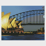 Load image into Gallery viewer, Diamond Dotz® Sydney By Night Diamond Painting Kit – 40.64cm x 50.80cm
