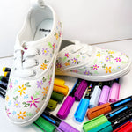 Load image into Gallery viewer, Brush Tip Acrylic Paint Pens - Floral Colours (12)