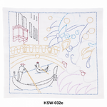 Load image into Gallery viewer, Sashiko World - Italy Gondolas in Venice