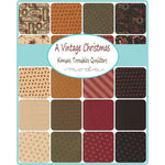 Load image into Gallery viewer, A Vintage Christmas Charm Squares (5” x 5”) by Kansas Troubles Quilters for Moda