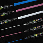 Load image into Gallery viewer, Brush Tip Acrylic Paint Pens - Metallics (12)