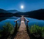 Load image into Gallery viewer, Paint by Number - Moonlit Bridge