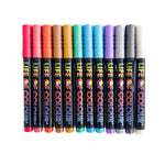 Load image into Gallery viewer, Brush Tip Acrylic Paint Pens - Metallics (12)